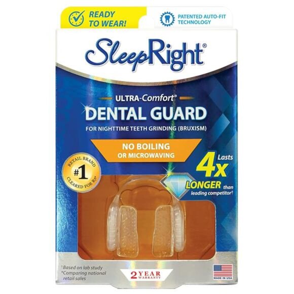 Ultra-Comfort Dental Guard Mouth Guard to Prevent Teeth Grinding - No Boil - Picture 1 of 7